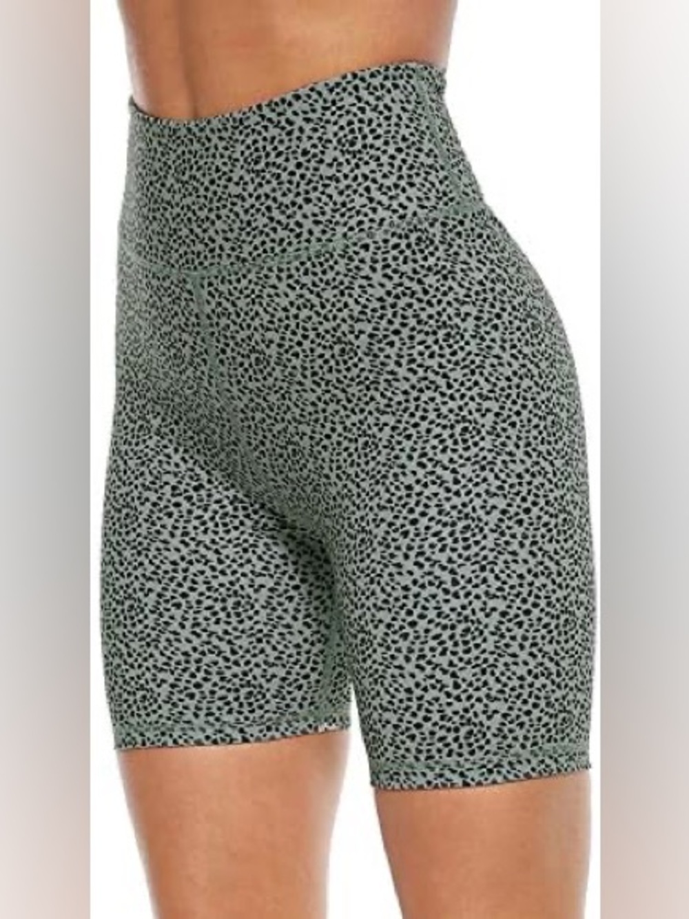Persit High-Waist Gray Speckle Women’s Bike Shorts